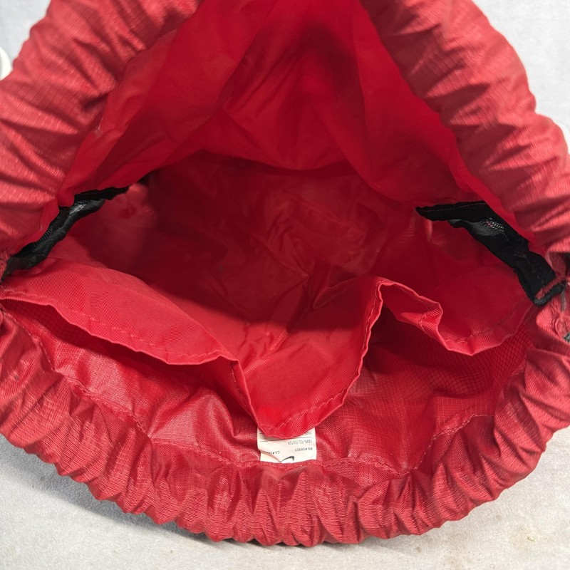 Nike Red Drawstring Backpack 16in Gym Sack Bag Mens Lightweight Sports Travel gallery