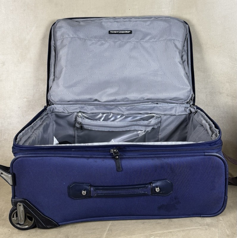 Travelpro Crew 10 Navy 22” Upright Expandable Wheeled Carryon Suitcase 4071422 gallery