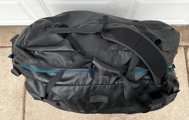 Patagonia Wet Dry Duffle Duffel Bag Large Black Waterproof Resistant 27” gallery