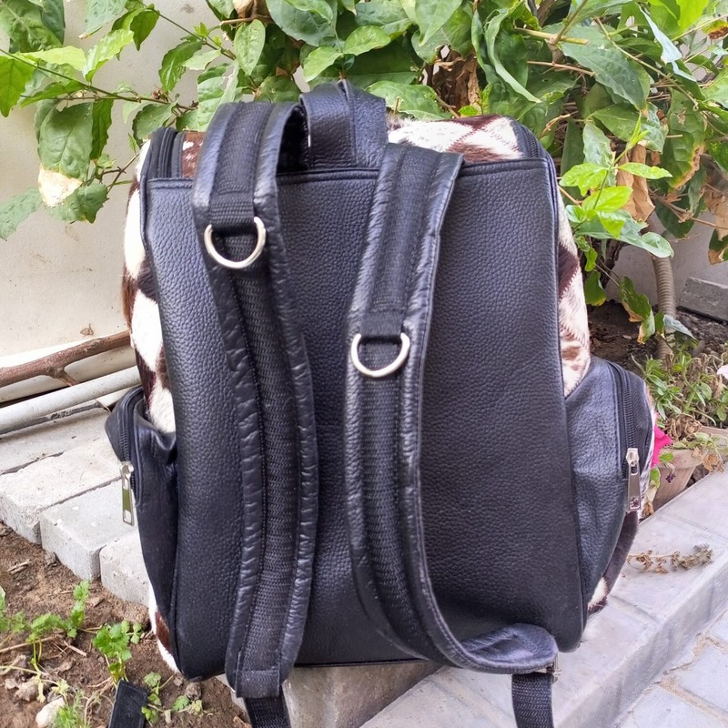 Best Travel Backpack Customize patchwork Laptop Bag Genuine Leather Backpack gallery