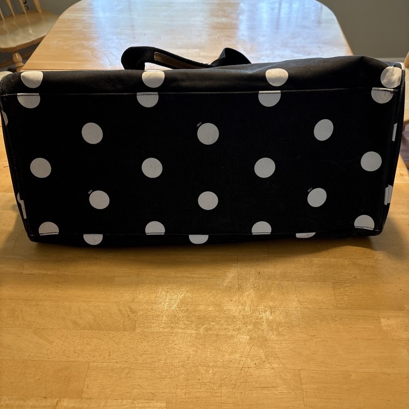 Victoria's Secret Pink Vintage Polka Dot large Canvas Duffle Bag Travel Gym Y2K gallery