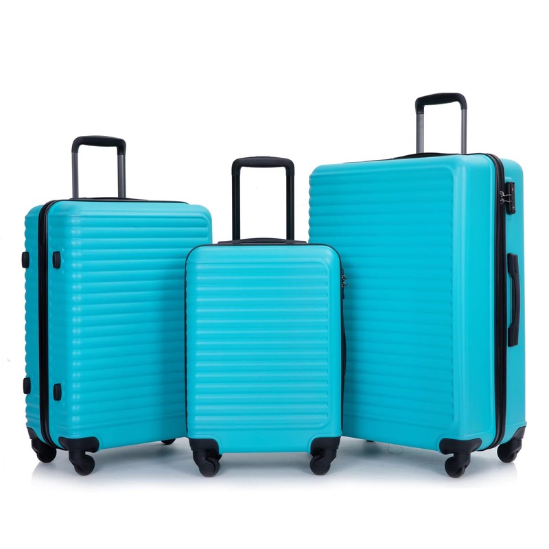 Travelhouse TH2085LG 3 Piece Luggage Set Hardshell Lightweight Suitcase with TSA gallery