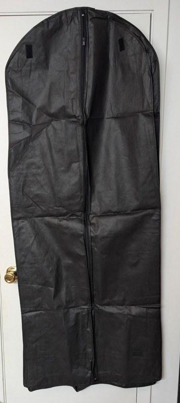 Authentic Bergdorf Goodman fabric foldable garment bag - 59" x 23" gallery
