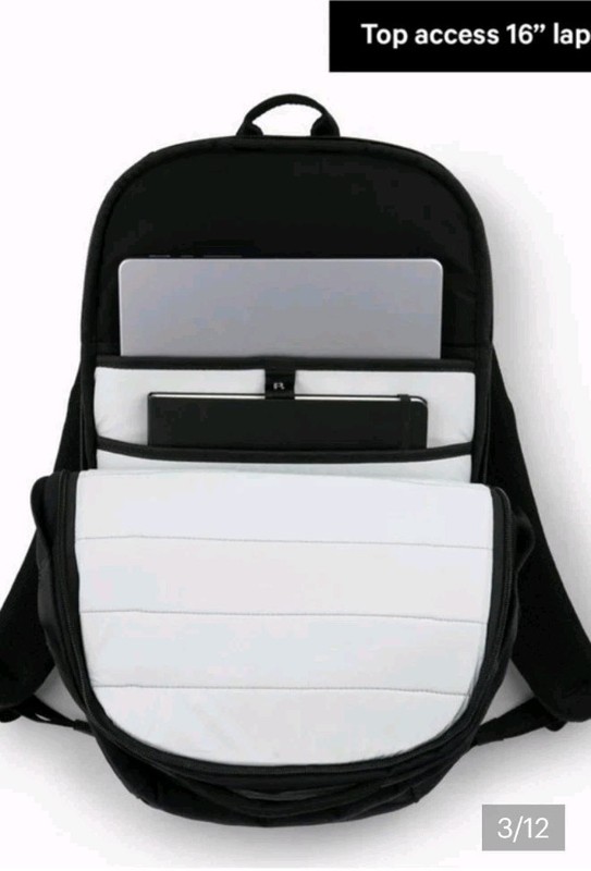 Pakt Black Backpack Laptop Multiple Compartments Adjustable Straps 15L gallery