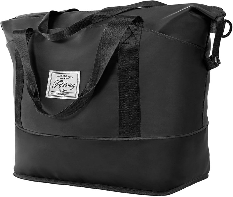 Travel Duffel Bag – Large Shoulder Weekender Overnight Bag, Carry on Bags with W