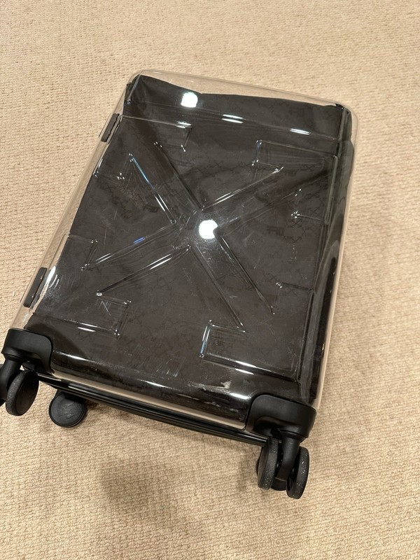 Off-White Brand Suitcase Clear Shell – Very Good Condition – Gently Used