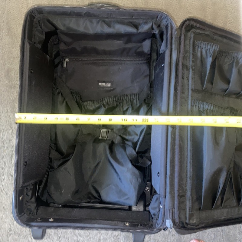 BRIGGS & RILEY 21” EXPANDABLE UPRIGHT Carry On Suitcase Suit Space BLACK gallery