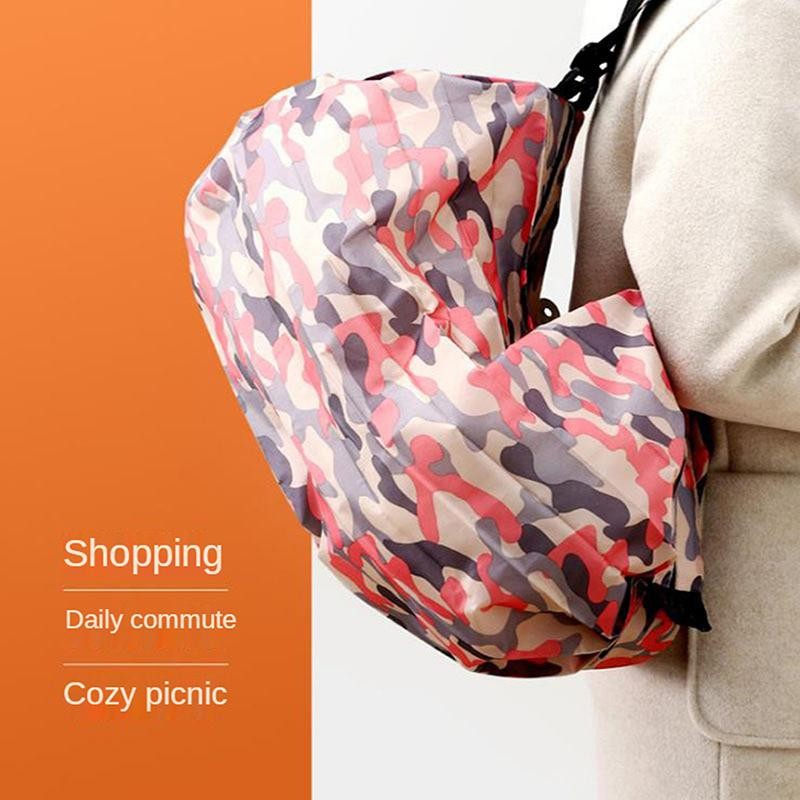 Foldable Storage Bag with Handle Portable Travel Camouflage Handbags 2024 New La gallery