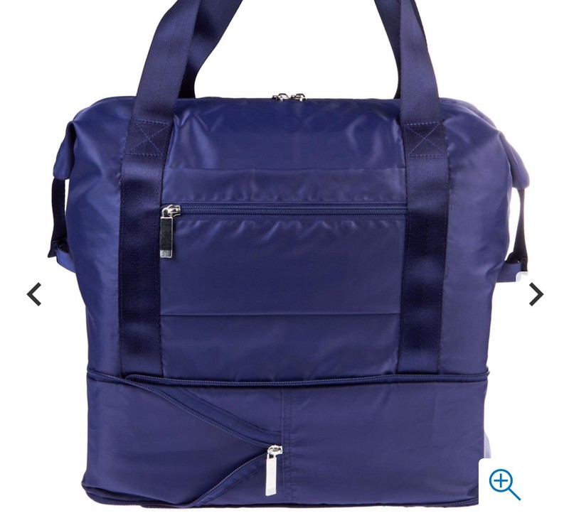 Joy CleanBoss Expandable Pop Tote with Belt Bag & New Cooler Bag - Bright Blue gallery