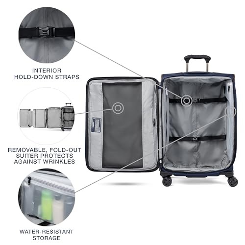 Crew Classic Lightweight Softside Expandable Checked Medium Patriot Blue gallery