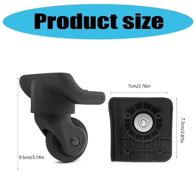 1PC Luggage Spinner Wheel Replacement Easy Installation Travel Repair Accesory gallery