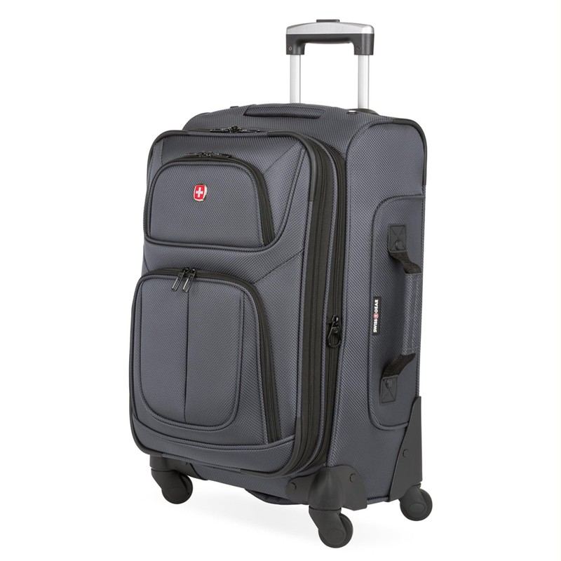 Softside Expandable Spinner Carry-On Luggage Durable Lightweight Travel Suitcase
