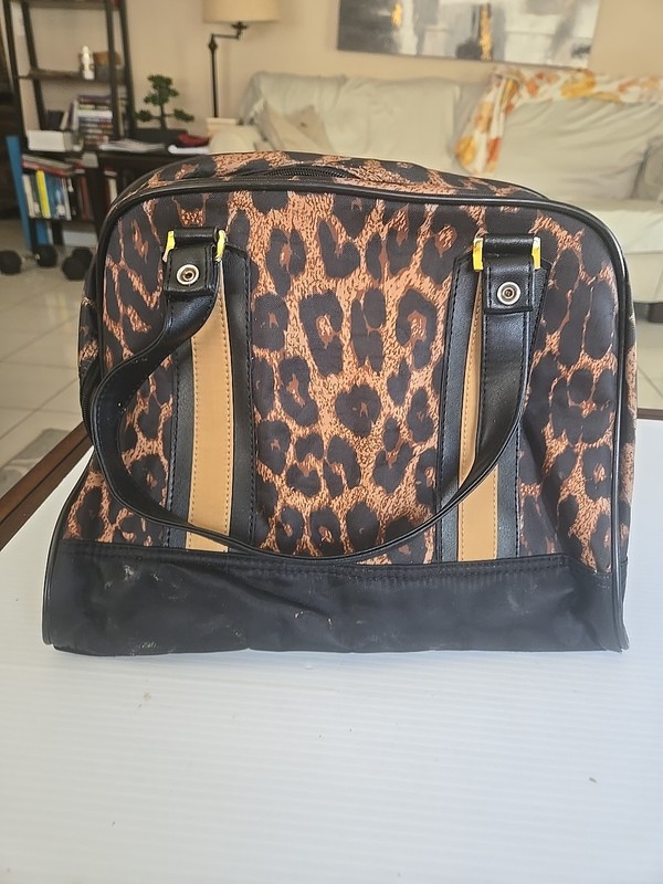 Joy Mangano JM New York Leopard Bag, 13 X 10" gallery