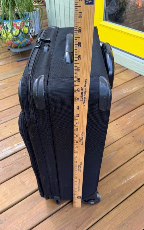 Briggs & Riley 24 Inch Baseline Black Checked Suitcase 2 Wheeled U524NX-4 gallery