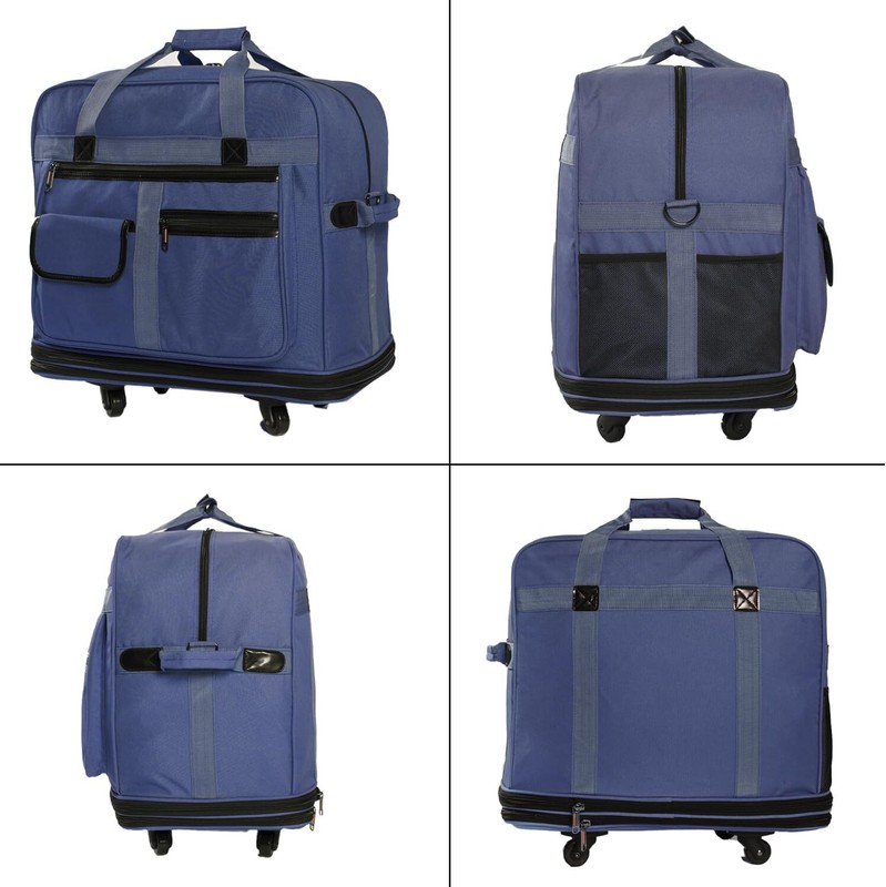 Lightweight Expandable Foldable Luggage Collapsible Suitcase for Men Women Roll gallery