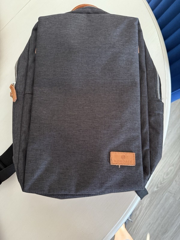 NORDACE Siena Smart Backpack Gray USB Charging Port IMMACULATE Laptop Travel