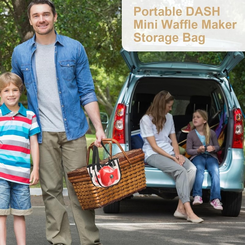 Carrying Bag Compatible with DASH Mini Waffle Maker 4 Inch, Storage Bag for M... gallery