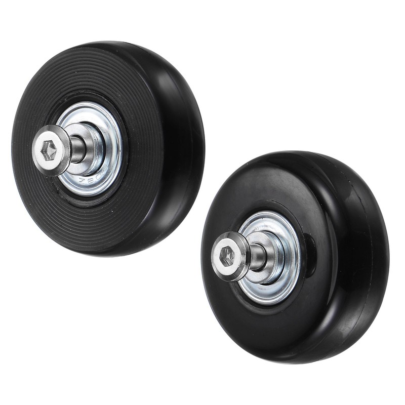 Replacement Luggage Wheels 50mm x 18mm Suitcase Wheel Repair Kit New gallery