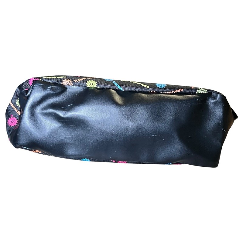 Tupperware Black & Colorful Logos Duffel Travel Bag Tote gallery