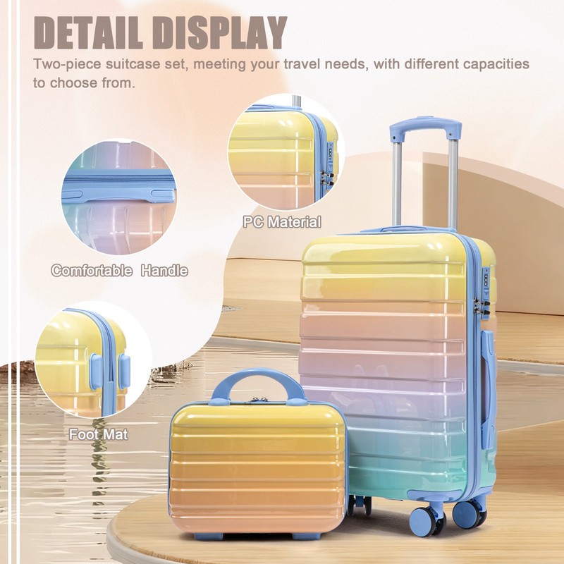 14"&20" PC Spinner Set - Gradient Lock Suitcase gallery