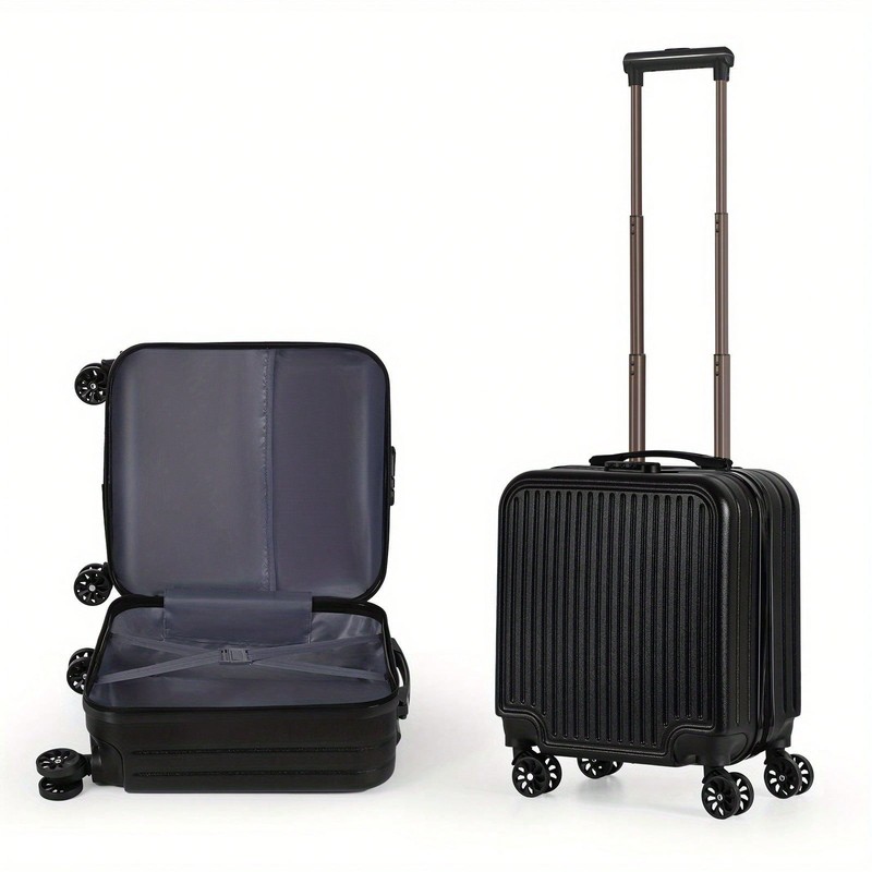 Chic 18 Inch Hard Shell Carry On Stylish Lightweight Mini Suitcase with Wheels