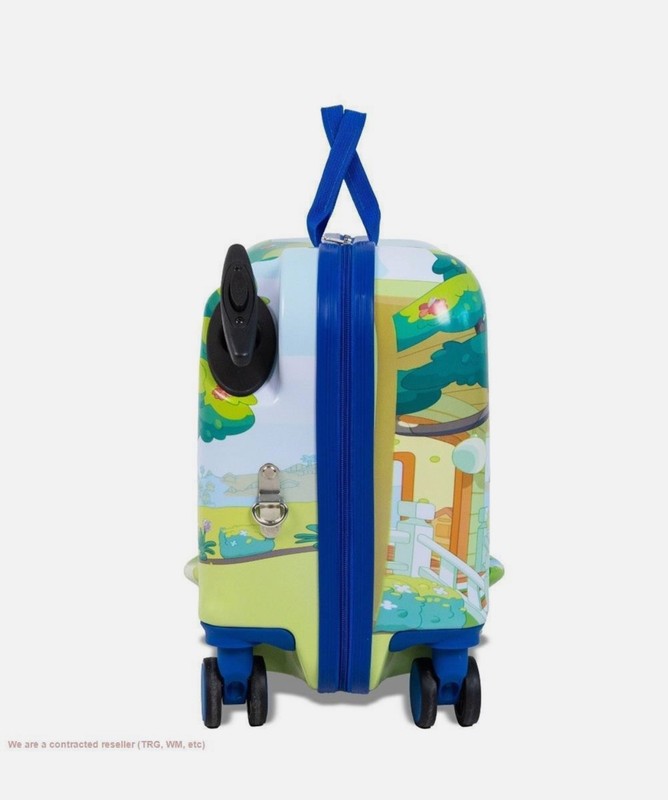 Bluey Checked Hardside Ride on Luggage - Bluey - Kids -New gallery