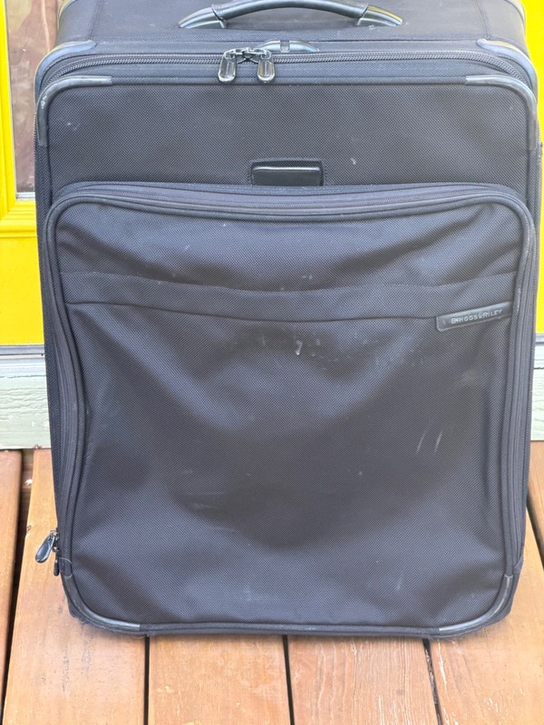 Briggs & Riley 24 Inch Baseline Black Checked Suitcase 2 Wheeled U524NX-4 gallery