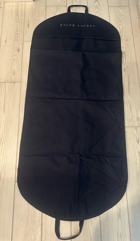 Ralph Lauren Garment Bag Hanging Travel Suit Cover 24″ Wide 53″ Long Navy Blue