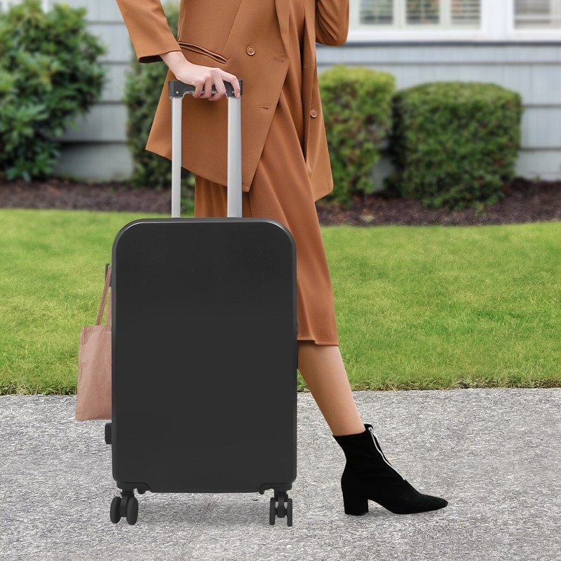 24″ Carry-On Luggage Suitcase Wheels ABS Hard Trolley Case W/USB Port Travel Bag