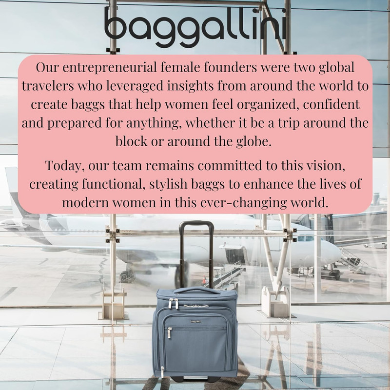 Expandable Underseat Carry-On - Lightweight Travel Luggage Carry on Weekender wi gallery
