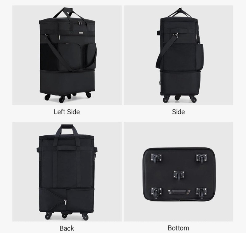 Expandable Collapsible Luggage with Wheels gallery