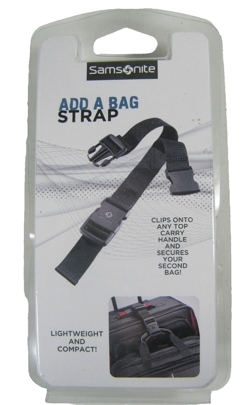Samsonite Add-A-Bag Strap Black One Size Travel