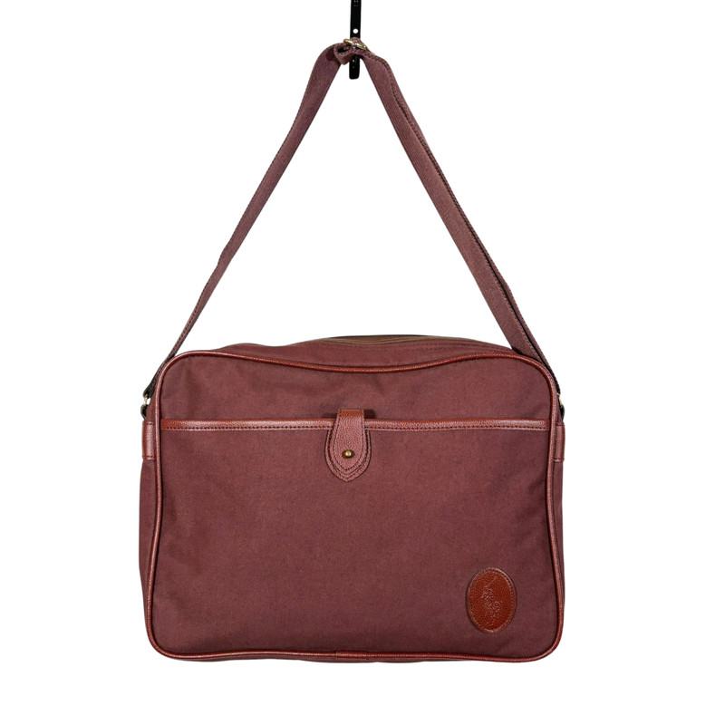 Vintage Polo Ralph Lauren Travel Set Overnight Bag & Suitcase Burgundy Canvas gallery
