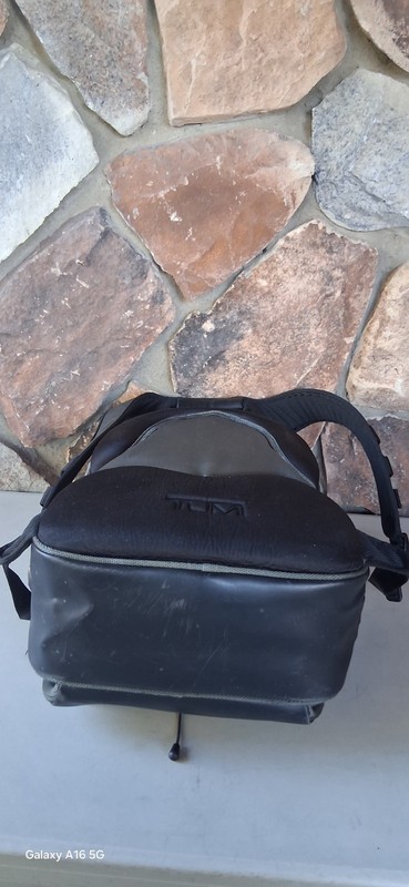 TUMI T2 Backpack Excursion Carry On Travel Bag Ballistic Olive Green Black#6788 gallery