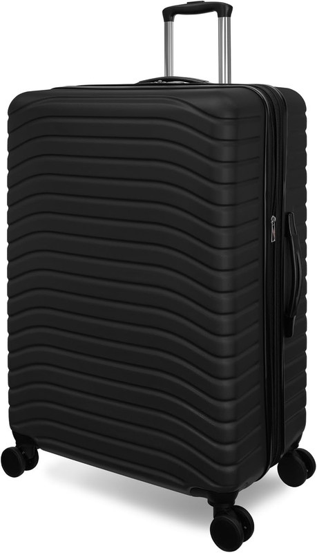 Everest Expandable Hardsided Spinner (Black, 3 Piece Set (28", 24", 20")) gallery