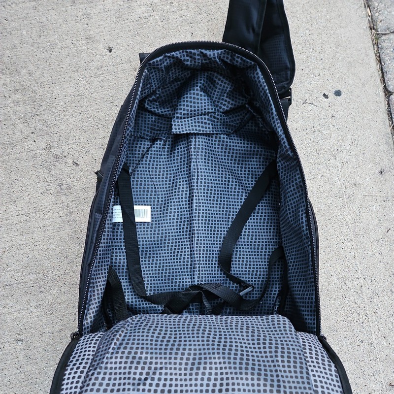 Protégé 22 Inch Rolling Backpack Black Red Wheels Retractable Handle gallery