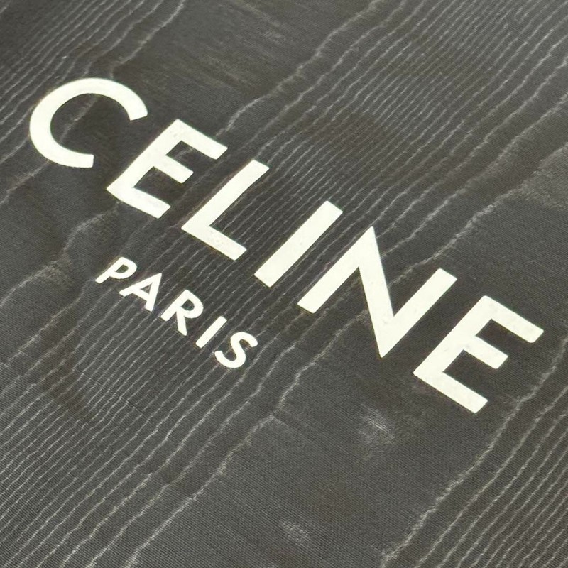 Authentic Celine Paris foldable garment bag grosgrain Black Size 45 x 26 in gallery