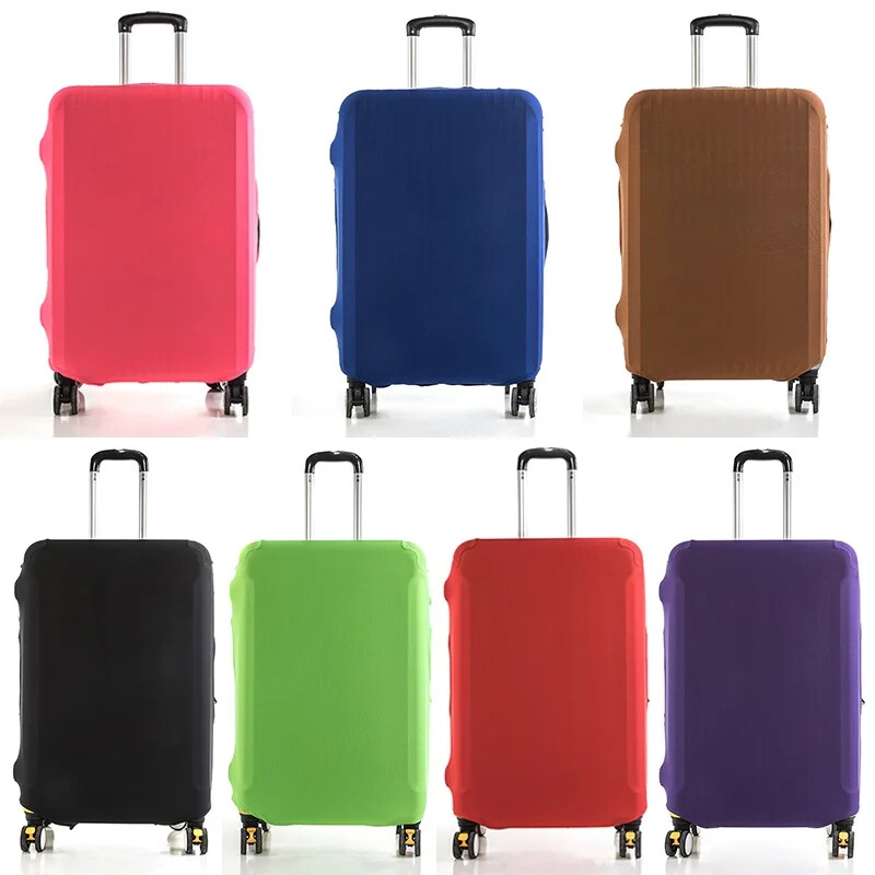 Luggage Protective Cover Solid Color Suitable for 18-28 Inch Suitcases gallery