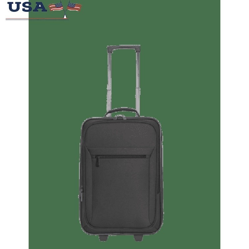 18 Inch Softside Carry On Luggage Pilot Case Wheeled Travel Bag TSA Approved New
