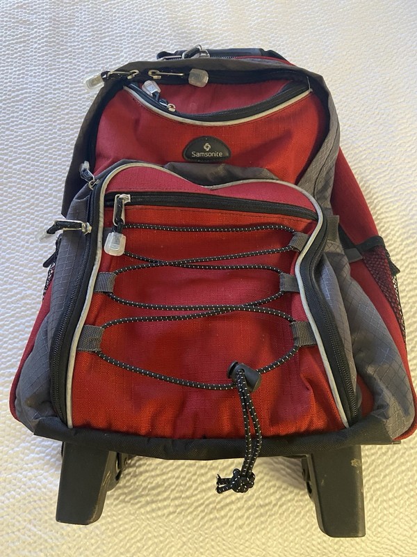 Samsonite Travel Rolling Laptop Backpack carry on