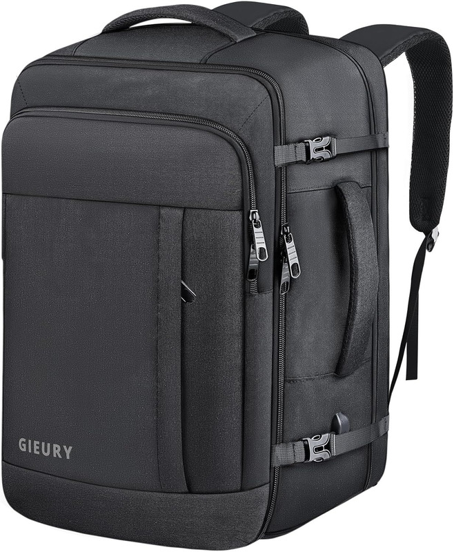 Carry on Backpack, 50L Travel Backpack, Luggage Backpack TSA Flight Approved Lap