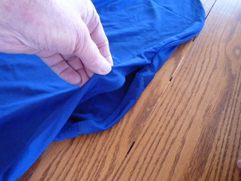 1 New Stretchy Polyester Blue Large Suitcase Airline Travel Dust Cover Protector gallery