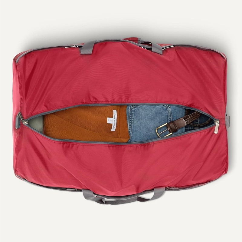 Extra Large Foldable Nylon Duffel Bag for Travel Gym Storage with Zippered gallery