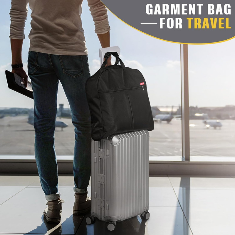 Heavy Duty Waterproof Hanging Garment Bag for Travel Foldable Carry On Suit Bag gallery