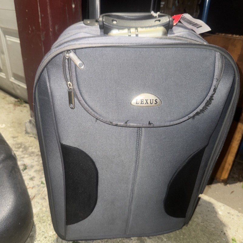 Lexus Locking Carry On Black Hard Case Suit Case Luggage Nice WORKS FAST SHIP