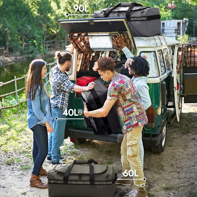 Water Resistant Backpack Duffle Heavy Duty Convertible Duffle Bag with Backpa... gallery