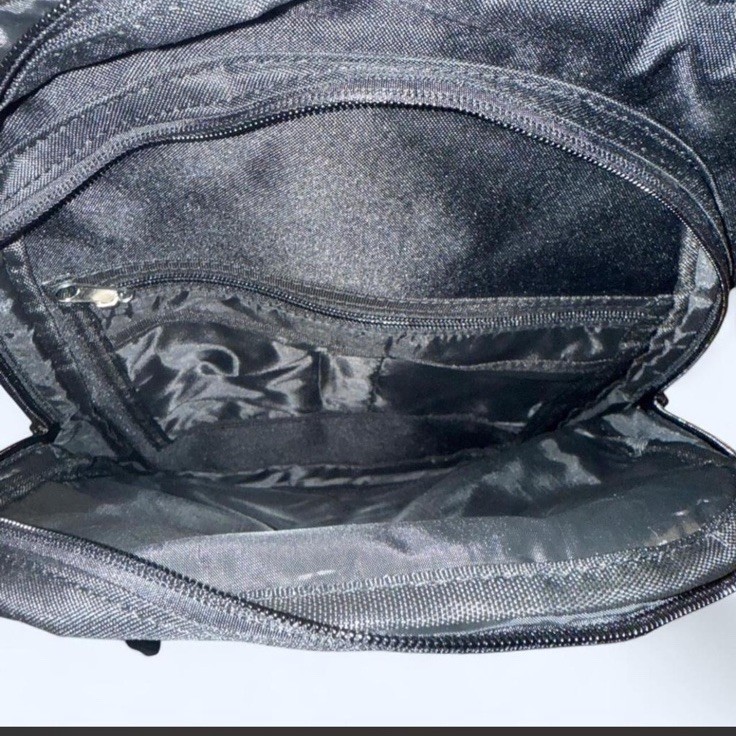 Krosias Black Synthetic Backpack 16" USB Port Multiple Compartments gallery