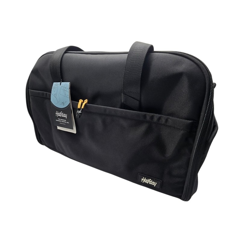 Halfday 40L Garment Duffel Bag Convertible Weekender Carry-On Black Nylon