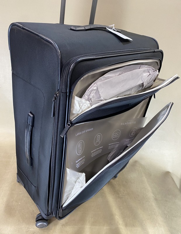 Samsonite Silhouette 17 Large Check-In Expandable Softside Spinner Suitcase Blk gallery