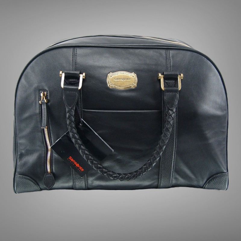 SAMSONITE BLACK LABEL RESORT SLIM BOWLING BAG LEATHER
